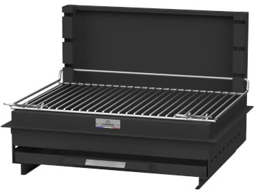 Le Marquier Barbecue charbon encastrable Montory 61x40 cm en acier