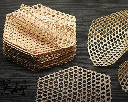10Pcs Bamboo Reusable Steamer Liner Mat Non Stick Steamer Liner Mesh Mat for Dumplings Baking Pastry Dinning Table Heat Resistant Table Mat