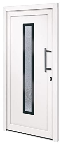 vidaXL Porta Ingresso Bianca 98x200 cm in PVC