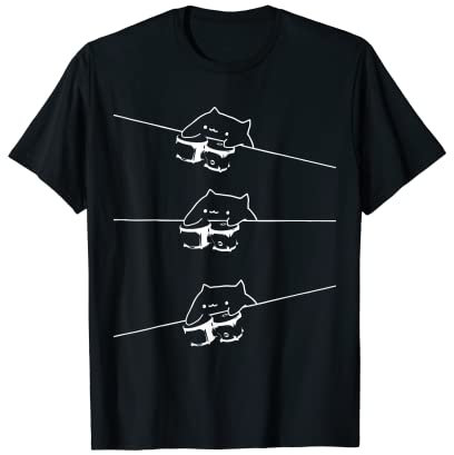 Katze mit Bongos Meme T-Shirt - süße Bongo-Katze T-Shirt