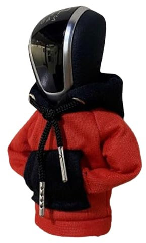 Amesor 1/7 Stück Auto Schaltknauf Abdeckung - Schaltknauf Hoodie-Abdeckung | Kreative Hoodie-Auto-Schaltknüppel-Abdeckung, Staubdichter Schutz | Universelles Auto-Schalthebel-Innendekorationszubehör