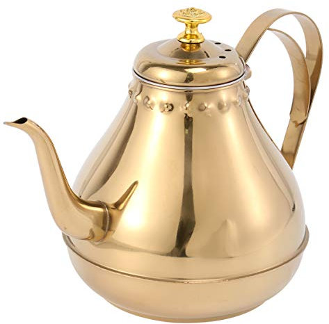 Metall-Kaffeemaschine, Edelstahl-Wasserflasche, Kaffeekessel, lange Öffnung, Teekanne, pfeifender Herd, Wasserkocher, Warmwasserbereiter, Kaltgas-Wasserkocher, lose kochende Wasserkanne, Tee zubere
