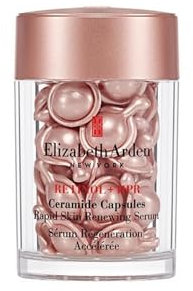 Elizabeth Arden Retinol + HPR, Cápsulas de Sérum de Ceramidas y Retinol de Alta Eficacia, Reduce las Líneas de Expresión y Arrugas, Mejora la Firmeza de la Piel, Monodosis, 30 Cápsulas