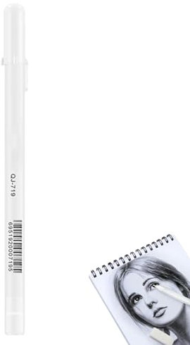 Weiße Marker-Lackstifte,Lackmarker-Stifte - Weiße Gelstifte mit feiner Spitze | Weiße Farbmarkierungsstifte, feine Spitze, wasserbasierter Farbmarkierungsstift, weißer Farbmarkierungsstift zum Zeichne