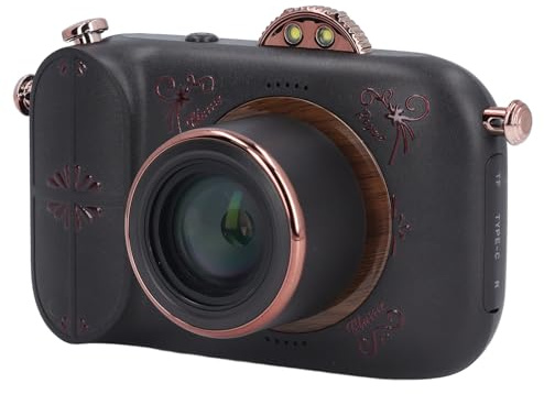 Appareil Photo Numérique WiFi 5K pour Vlogging, Appareil Photo Autofocus 96 MP pour Photographie de Voyage, Appareil Photo Numérique Vintage Point and Shoot avec Zoom Numérique 50x