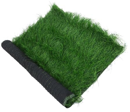 PRETYZOOM Toile De Fond Gazon Artificiel De Chaume pour Patio Jardin Tapis Gazon Réaliste Intérieur Extérieur