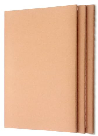 WOUYTPE 3 Stück Kladde A4, Notizbuch A4 Kariert, Notizbuch a4 Liniert, Innenseitiges Rasterdesign, Hochwertiges Papier, Geeignet für Technische Entwürfe, Akademische Forschung und ähnliche Anwendungen