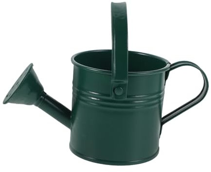 WOONEKY Mini Regadera de Hierro Galvanizado Colores Brillantes para Jardinería Regadera Pequeña para Plantas de Interior y Decoración