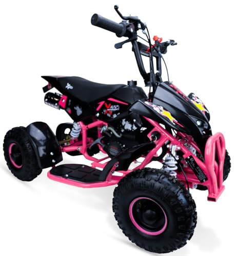 Mini cuatrimoto para niños, quad, todoterreno, 2 tiempos, color rosa, 50 cc