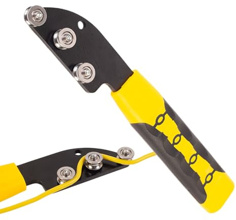 Lisseur de fil - Acier inoxydable 20 cm | Outil de redressement de câble avec ajusteur de ligne manuel, alignement de fil lisse, redresseur parallèle de borne | Atelier, utilisation en construction