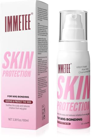 immetee Wig Bond Skin Protection, Hair Wig Glue Skin Protector, Scalp Protector and Antiperspirant for from Lace Wig Glues, Tapes, and Hair Adhesives. 100g/3.38fl.oz