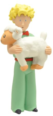Plastoy Der kleine Prinz Figur Der kleine Prinz und das Schaf - Kunstharz - 7 cm