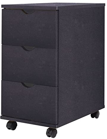 vidaXL Schubladenelement 33×45×60 cm Schwarz