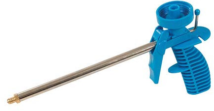 PU-Schaum Applikatorpistole 200 mm Kunststoffkörper PU-Schaumpistole mit Edelstahlschaft und Messingdüse. zum Befüllen, Abdichten und Isolieren Kompatibel mit Standard Gun Grade 750 ml Expanding Foam