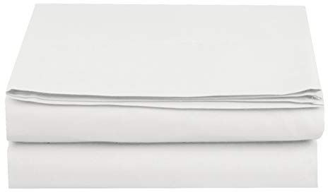 Elegant Comfort Premium Hotel Quality 1-Piece Flat Sheet, Luxury and Softest 1500 Thread Count Egyptian Quality Bedding Flat Sheet, Wrinkle-Free, Stain-Resistant, California King, White