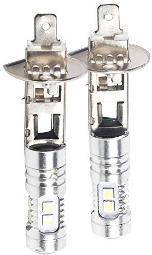 EVGATSAUTO H1 car main beam Led Headlight Bulb bulbs headlight bulb, 2x H1 Bulb Led 6000K Super White 100W LED Headlight Bulbs Kit for Car Fog Light Headlight Daytime Driving Light 900 LM