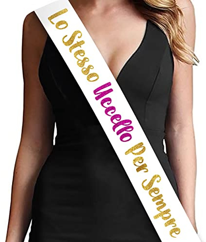 Fascia in Raso Bianco per Addio al Nubilato - Bomboniere, Forniture, Idee e Decorazioni per Feste di Addio al Nubilato