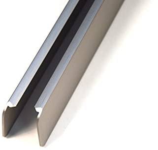 IHC 38mm 60cm Endleiste Winkelleiste Seiteleiste Arbeitsplatte Küche Inox Leiste ohne Löcher links+rechts
