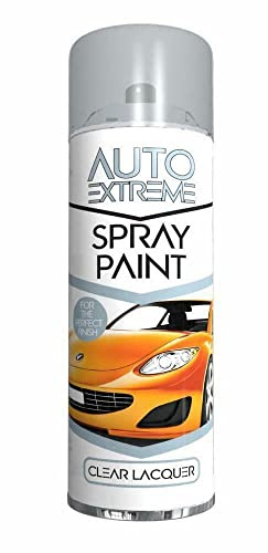 PEBBLE HUG 1x 250 ml Clear Lacquer Spray Paint Aerosol Auto Car Van Bike Restore Metal Fast Drying & High Glossy Protective Coating, Easy To Use