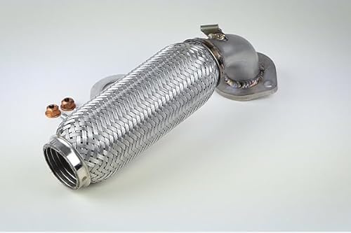 HJS 91 13 1577 Abgasrohr mit Befestigungsmaterial Hinten Kompatibel mit SMART FORTWO Coupe 451 1324900015 A1324900015 | Kompatibel mit: SMART FORTWO Cabrio, FORTWO Coupe