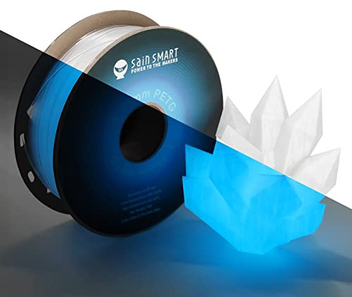 SainSmart PRO-3 PETG 3D-Drucker Filament 1,75 mm, Leuchtend Blau, 1KG Spule, Maßgenauigkeit +/- 0,02 mm