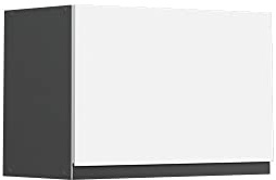Vicco Hängeschrank R-Line, Weiß, 60 cm | Nach oben öffnende Tür · ✓ Über der Dunstabzugshaube · Tiefe – 31 cm · ✓ Frei kombinierbar · 1 Tür