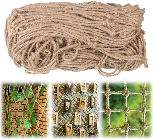 Trellis Rope Trellis for Climbing Plants - Garden Net for Pea and Bean Netting - Clematis Support