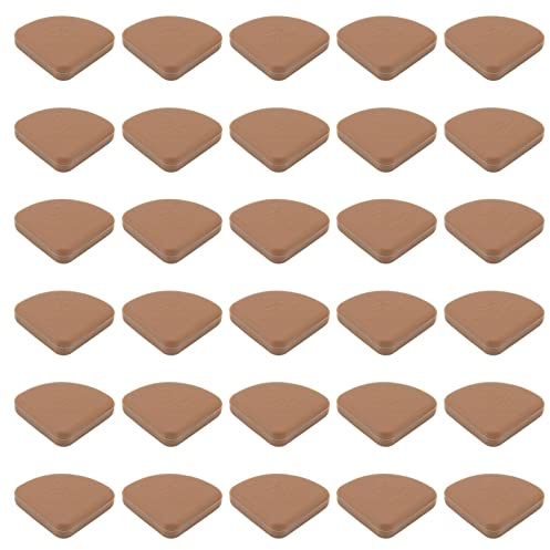 Tomorotec Baby Safe Slim Edge Paraurti, Colori Assortiti Protezioni Angolari Paraspigoli Cuscino Angolare per Mobili, Tavolo, Finestre (Caffè)