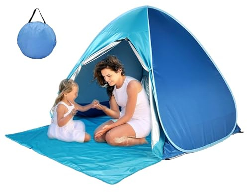 Parasol pour tente de plage, tente d' pour plage pop-up, tente instantanée