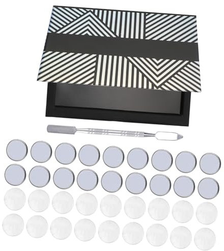 HONMEET 1satz Magnetische Lidschatten Mischpalette Mit Spatel Diy Farbpalette Für Kosmetik Leicht Und Tragbar Für Reisen Und Täglichen Gebrauch