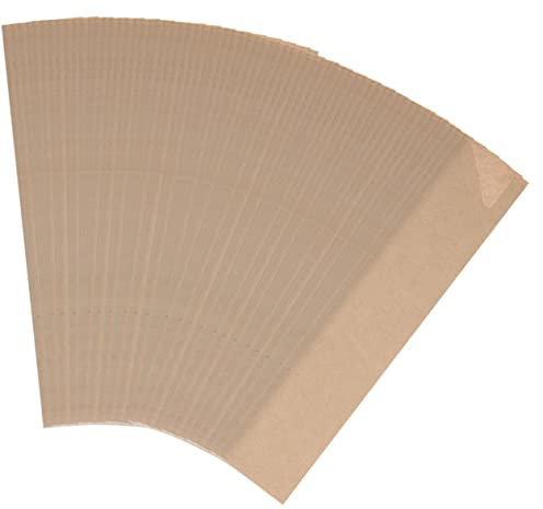 UTHCLO 300stücke Wasserdichte Kraftpapier Essstäbchenhüllen Einweg Essstäbchen Verpackungstaschen Für Restaurant Bbq Picknick Robust Platzsparend