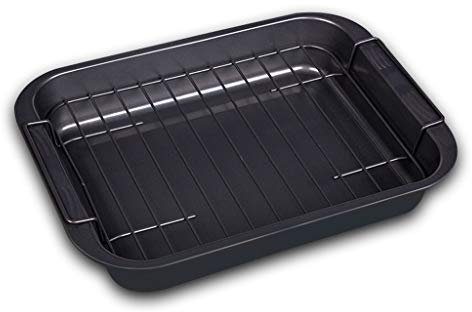 Antihaftbeschichtete Fischpfanne für gegrillte Fische, Kuchen, Käse, Kekse, Brot, Teller mit Gestell, Backformen-Werkzeug