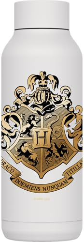 QUOKKA SOLID X HARRY POTTER | BOTELLA TÉRMICA DE ACERO INOXIDABLE DOBLE PARED | HP HOGWARTS