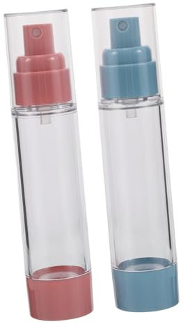 SWOOMEY Kompaktes Und Leicht Zu Tragendes Reiseflaschen-set 2-teilig 50 Ml Leer Nachfüllbar Reisebehälter Parfüm Reiseflasche Lotionspender