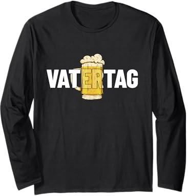 Vatertag Bollerwagen Pils Bier Papa Vater Vatertag Langarmshirt