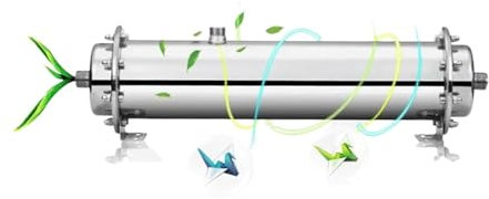 ZKLGS Impianto ad osmosi inversa, 600L/1000L 304 Filtro Acqua in Acciaio Inox PVDF Depuratore di Ultrafiltrazione Commerciale Cucina di Casa Bere Dritto UF Filtri