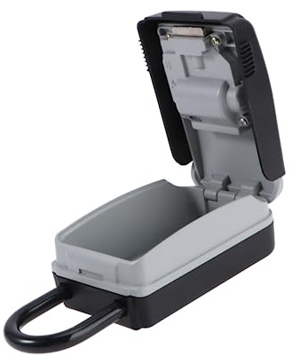 Gogogmee Chiavi Codice in Resistente per Muro e Esterni Scatola per Conservazione Chiavi con Montaggio Facile per e Condivisione Accessi