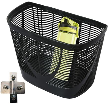 Mobility Scooter Basket - Bicycles Front Baskets, Front Handlebar Storage Basket, Large Capacity Tricycle Handlebar Storage Carrier for Shopping, Camping
