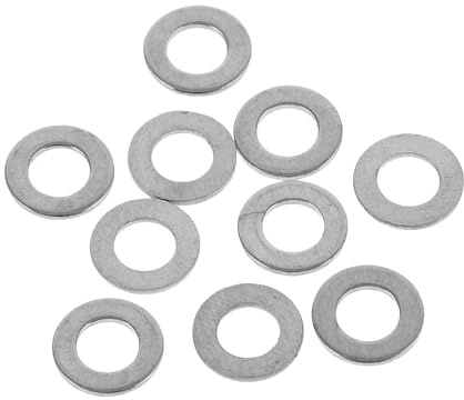 Yardenfun 10 pièces Rondelles de Fixation pour Éventail Pliant Fait Main Accessoires de Réparation Robustes Argenté Outils Espacement Précis pour Réparation et Modification de Ventilateurs