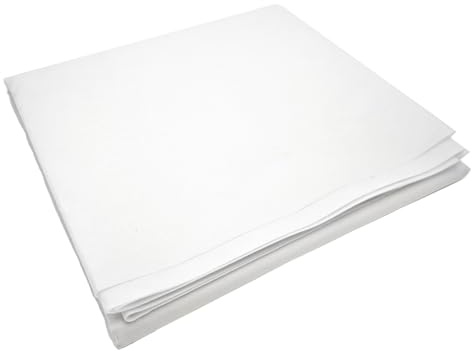 Einseitiger Vliesstoff zum Aufbügeln, mittelschwer, 100 cm x 3 m, weiß, einseitig, zum Nähen, Quilten, Steppen, Basteln, Taschen, Kleidung