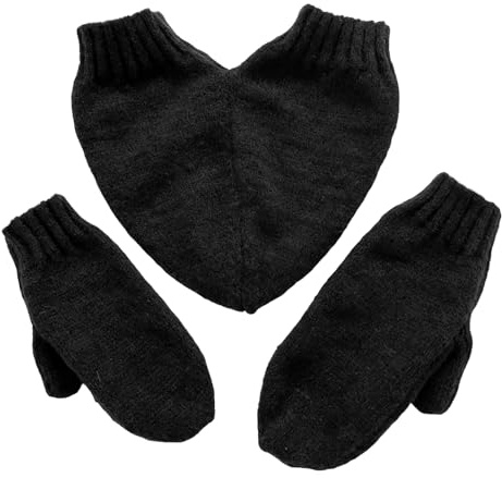 Tyinerc Herren Winterhandschuhe - Paar Fäustlinge Für Das Händchenhalten,Herzförmige Handschuhe für Damen für den Winter | für Weihnachten Cosplay Outdoor Aktivitäten Geburtstage und