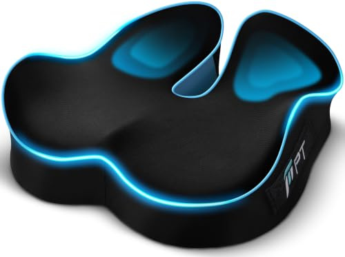 POOTACK Cojin Silla Oficina, Espuma Viscoelástica Antideslizante