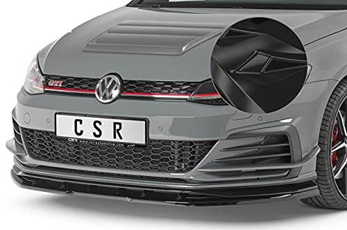 CSR-Automotive Cup-Spoilerlippe mit ABE Kompatibel mit/Ersatz für VW Golf 7 GTI TCR CSL368-G
