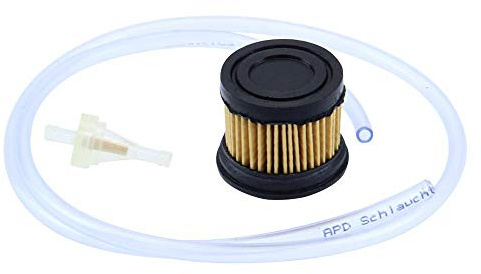 Citomerx Luftfilter Benzinfilter Schlauch Set Motor 301 Luftfiltereinsatz | Passend für Hercules Saxonette Sachs Spartamet