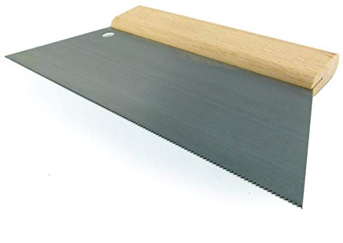 Kleberspachtel Zahnspachtel nach TBK 180/250 mm, gezahnt, ungezahnt Holzrücken Größen: A1 - C5 (250 mm, A3)