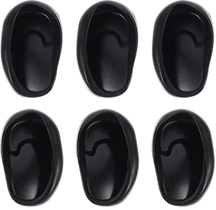 Lurrose 6pcs Hair Dye Earmuffs for Salon Hair Coloring Protecting Ears from Dye and Mess during Coloring Sessions
