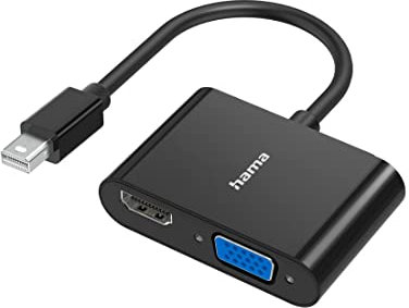Video-Adapter, 2in1, Mini-DisplayPort-St. - VGA & HDMI™-Buchse, Ultra-HD 4K