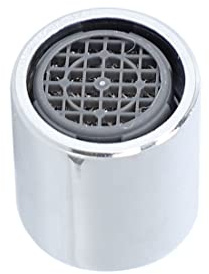 PATIKIL 15mm Aeratore Rubinetto Rompigetto Rubinetto, 1pz Acqua Risparmio Ugello per M16 x 1.0 Filo fine Filo, Argento Tono