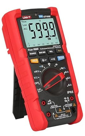 UNI-T Uni-trend Multimeter clamp meter UT195E UT195M UT195DS Pro Professional Digital Multimeter Industrial Motor Drive Equipment Maintenance Electrical Repair(UT195E)