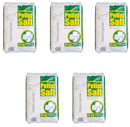Watersprite Water Softener Salt Pellets 25kg Bag - Suitable For All Softener that use salt tablets. Premium High Purity White Salt Tablets Dissolve Cleanly To Protect Your Water Softener (5)